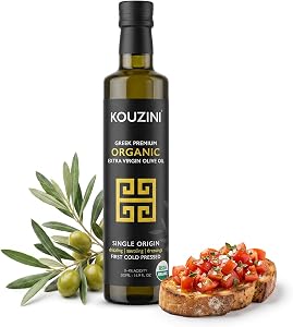 Kouzini - Organic - Greek Extra Virgin Olive Oil | First Cold Pressed | NYIOOC award Winner | Current Harvest 2019/2020 | Single Origin | Family Owned