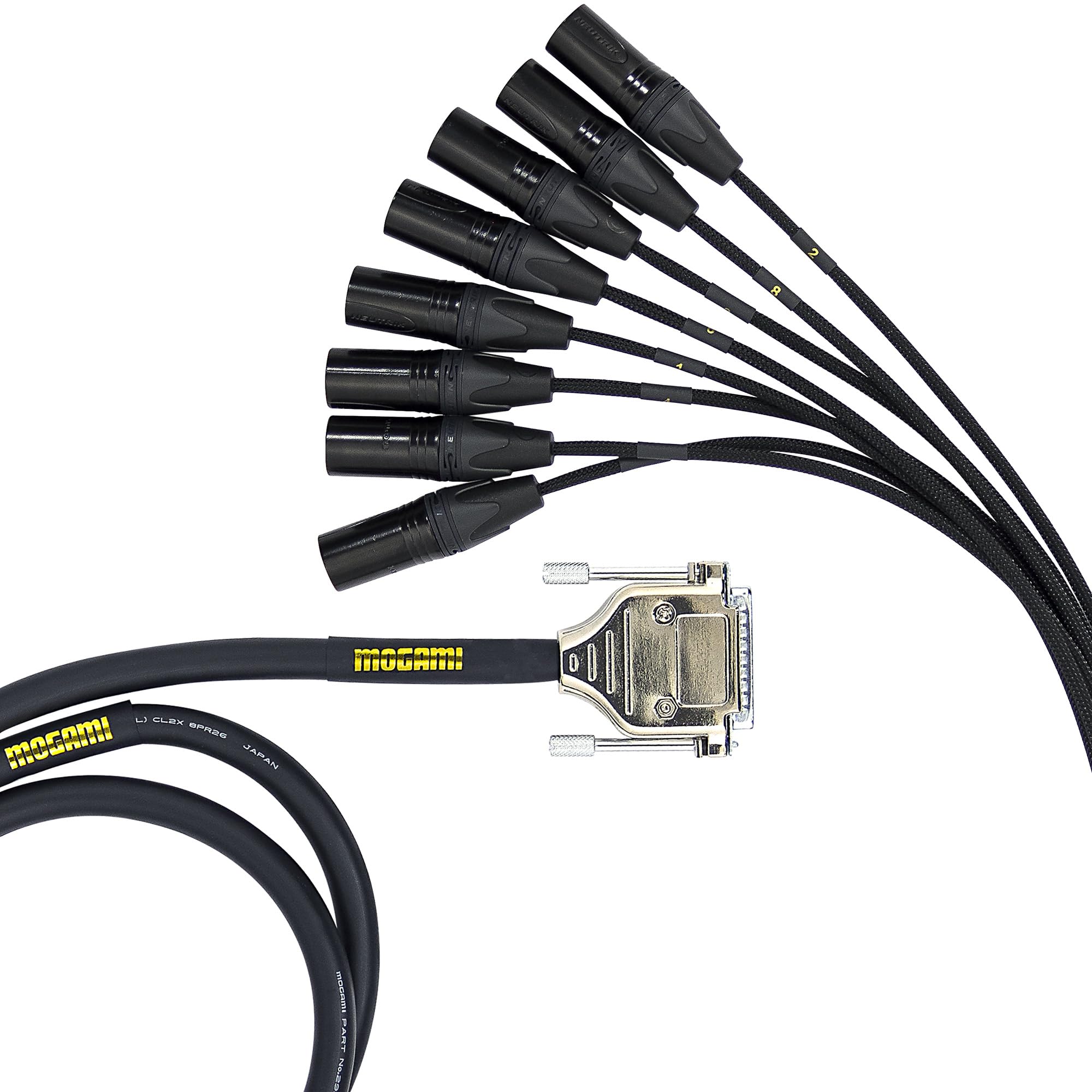 DB25 XLR マルチケーブル　MOGAMI avid、api、SSL、UAD Amazon.com: Mogami Gold DB25-XLRM Audio Snake Cable – Pro Studio