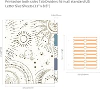 Vista 282 de Ospelelf Mini 3 Ring Binder, 2 Inch, Cute Pink Marble Binder for 5.5" x 8.5" with 5 Tab Dividers, File Folder Labels and Low Profile Clipboards