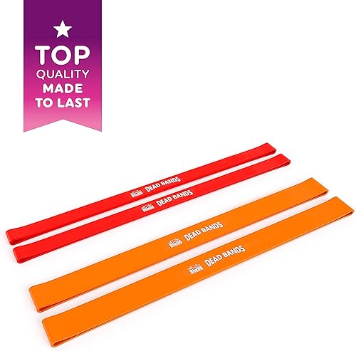 Miniatura 1 de The x Bands Bandas muertas de alta calidad para levantamiento de pesas, banda de resistencia para ejercicio de levantamiento de pesas, bucles de