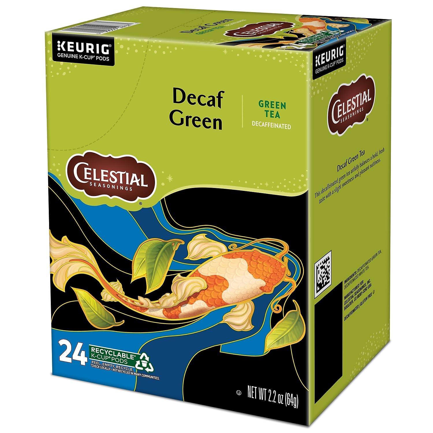 Celestial Seasonings Green Tea Decaf, Keurig (14737)