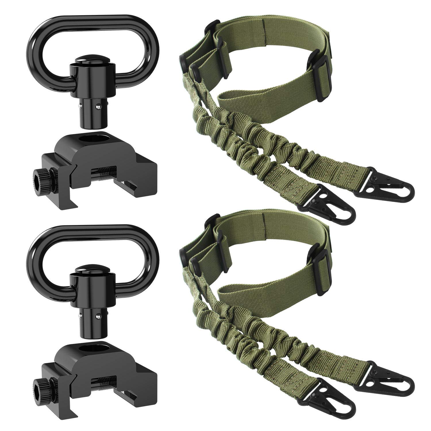 Buy SMALLRT 2 PCS Rifle Sling 2 Point Sling Adjustable with 2 Pack