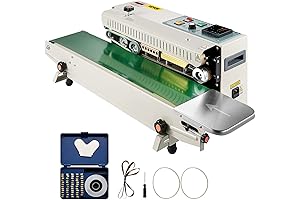 VEVOR Continuous Bag Band Sealing Machine with Printing Function