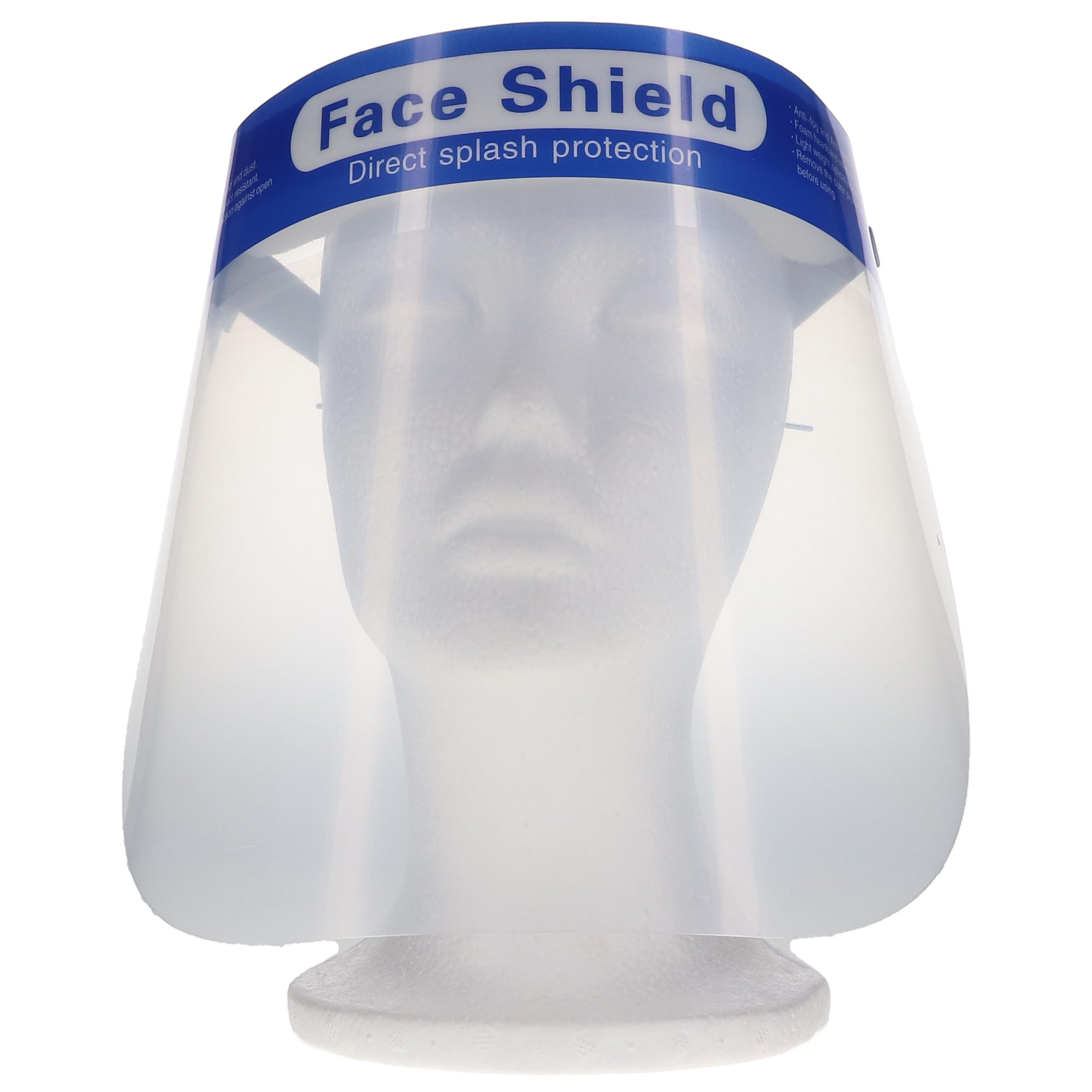 House Brand Dentistry 101215 Face Shields Blue Form Anti-Fog 32cm x 22cm