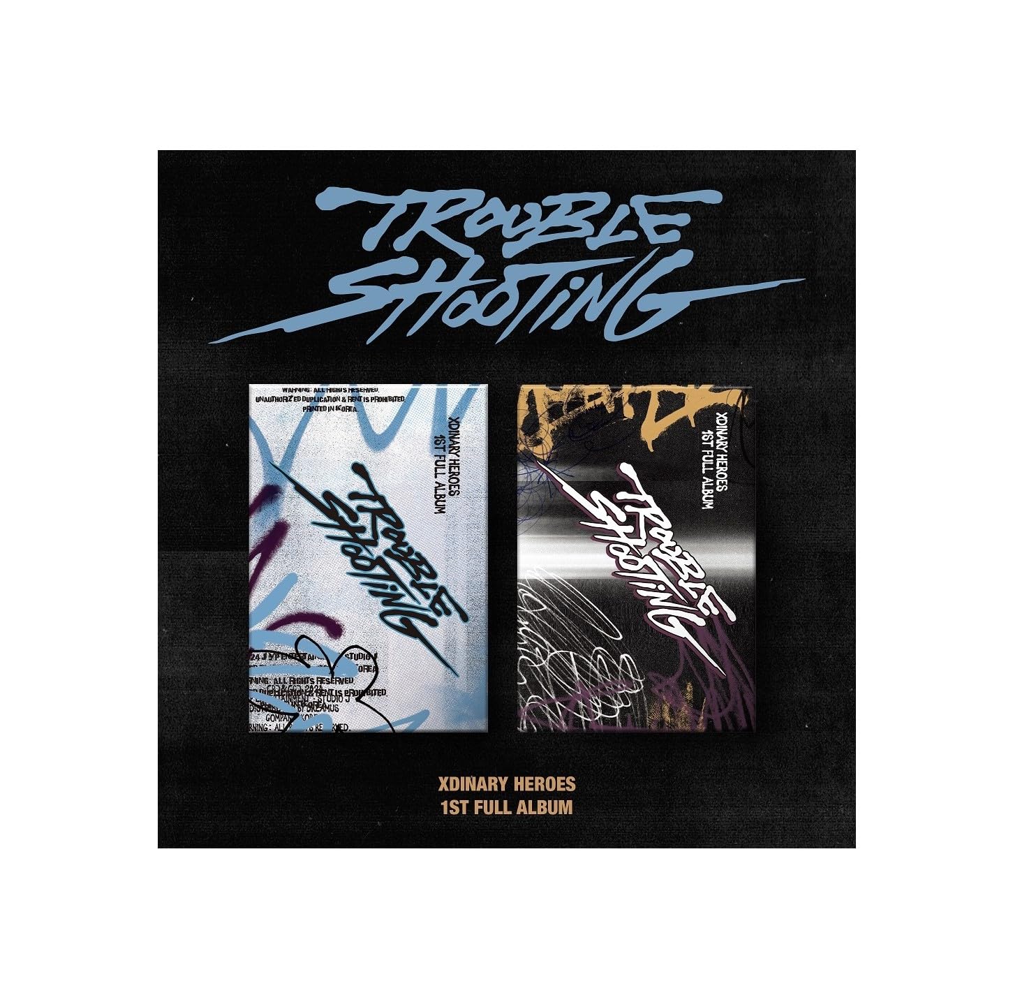 Xdinary Heroes - Troubleshooting 1st Full Album+Store Gift (2 ver. SET)