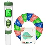 YINMIK 2024 New 4 in 1 pH Meter with Extra pH Calibration Powder