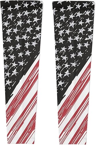 Vista 81 de CLOHOMIN Mangas para brazos, protección solar, mangas de compresión, cubierta de tatuaje para mujeres y hombres, manga deportiva atlética refrescante