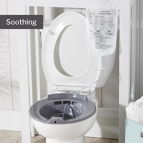 Miniatura 5 de McKesson Baño Sitz con bolsa de 67.6 fl oz, plástico, grafito, incrementos de 16.9 fl oz hasta 67.6 fl oz, 1 unidad