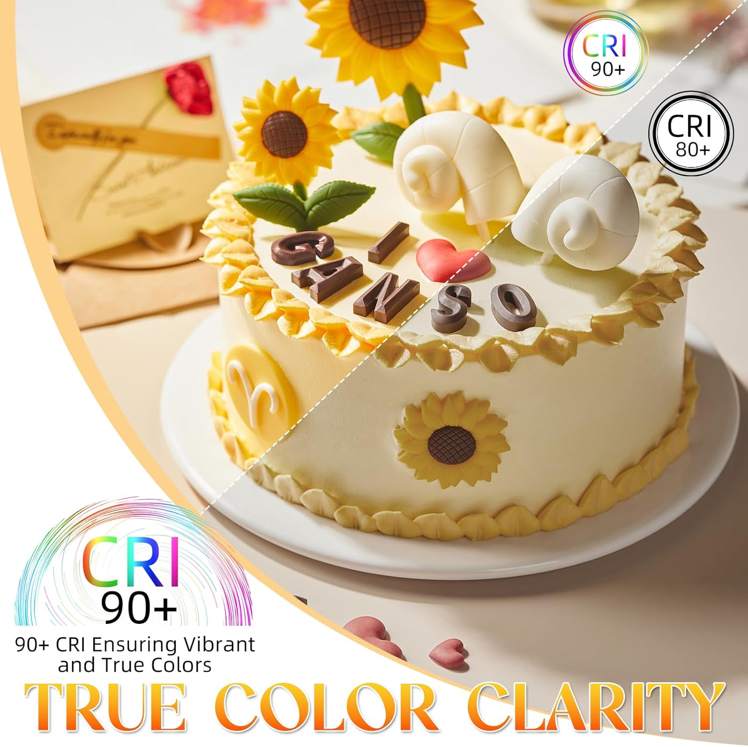 E12 Candelabra Bulb 40 watt Equivalent, E12 LED Bulb Non-Dimmable Chandelier Light Bulbs, B10 Candle Light Bulbs 2700K Soft White, 90+CRI, 400LM, Cear Glass, 12 Pack - Image 6