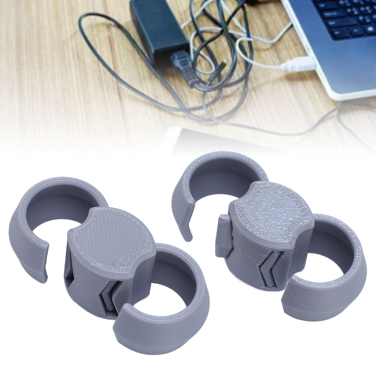 Cable Clips Desktop Cord Organizer,Rearrange Your Setup Without Falling Off,A More Organized and Quieter Work Space - Image 3