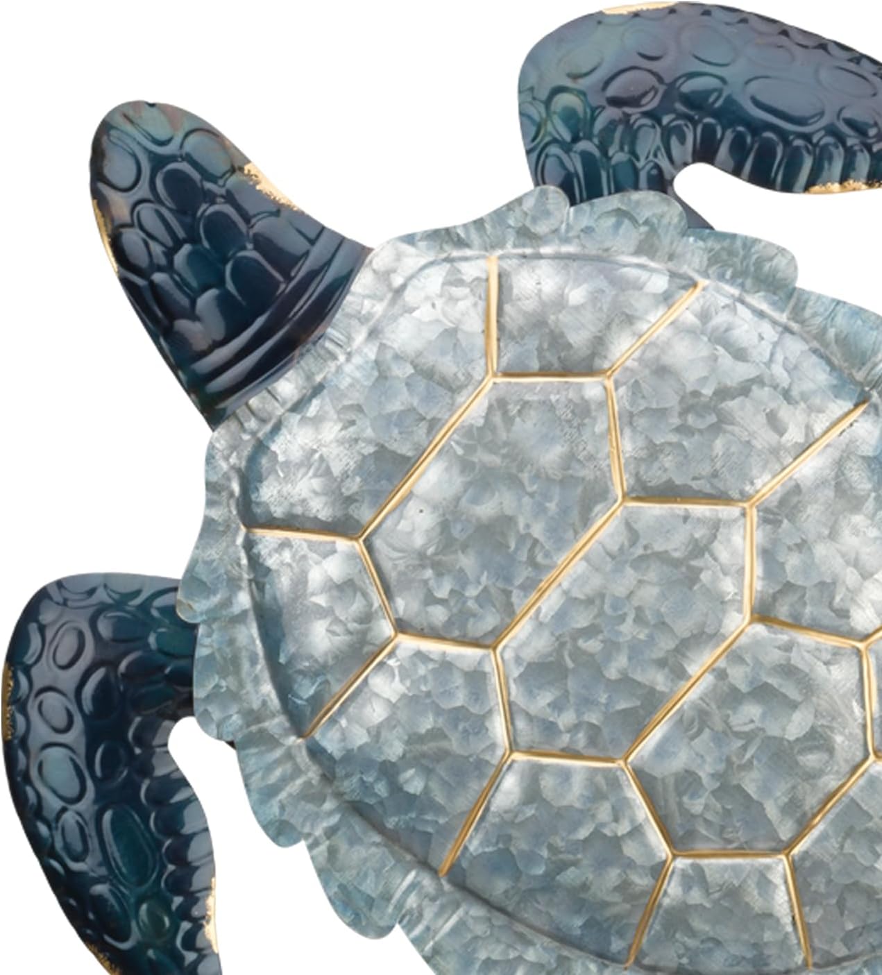 Regal Art & Gift Sea Turtle Wall Décor, Handcrafted Metal Ocean-Inspired Art, Weather-Resistant Coastal Decor for Indoor & Outdoor, Ideal for Living Room, Porch & Backyard, 17.25”L x 1.5”W x 18.5”H