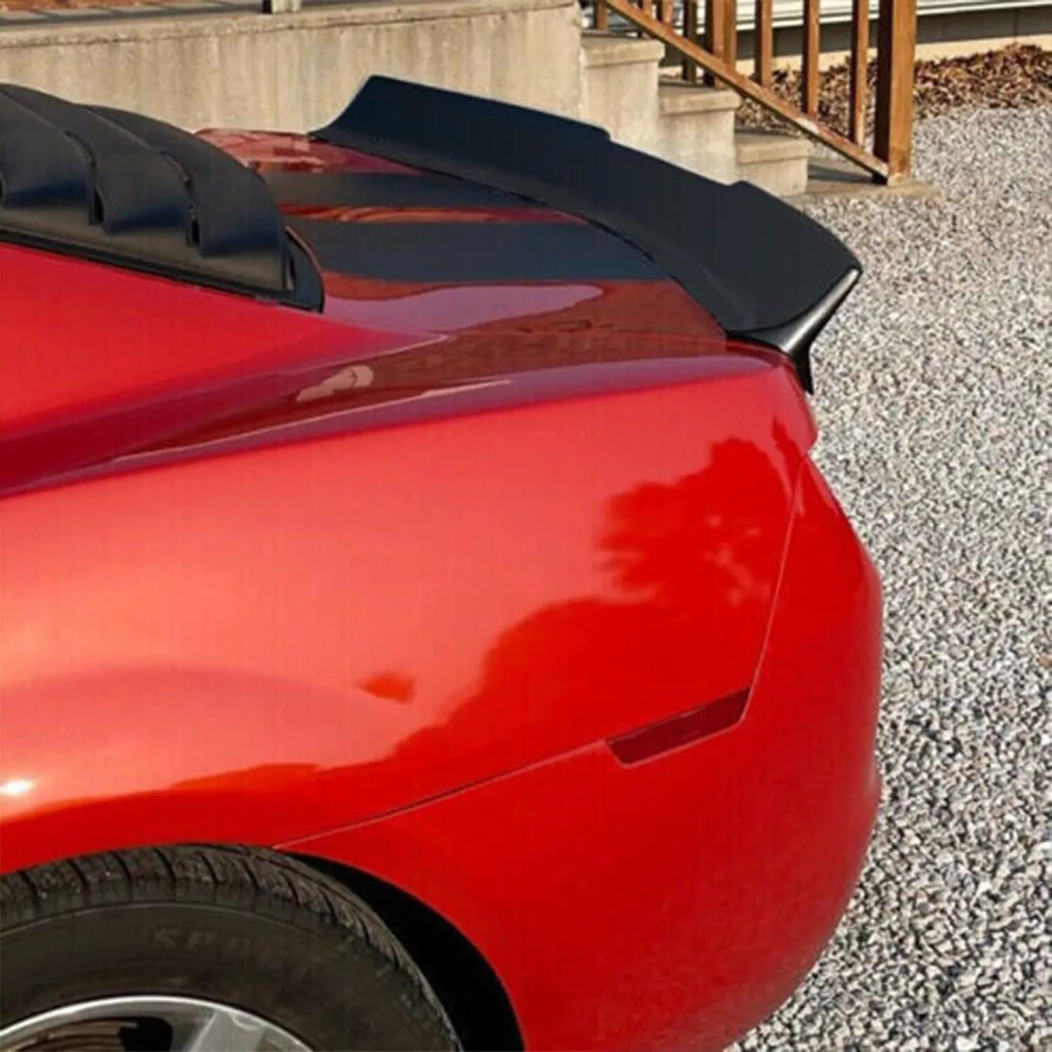 for 2010-2013 Chevrolet Camaro Duckbill Type Trunk Spoiler Wing Black
