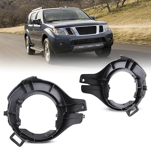 AUTOWIKI Cubiertas de luces antiniebla para Nissan Frontier 2005-2009, Nissan Pathfinder 2005-2012 (con parachoques pintado) OEM antiniebla de