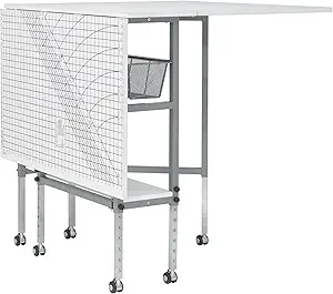 Sew Ready Foldable Hobby and Cutting Grid Table - 58.75