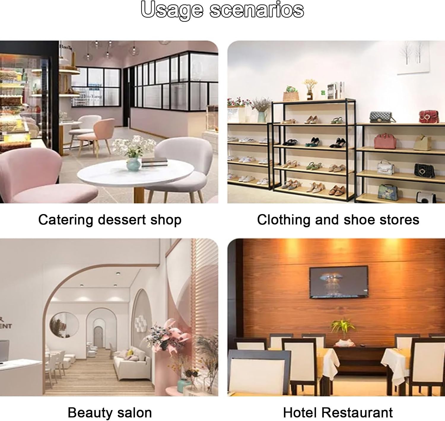 Double Layer Storage Reception Desk, Desk Reception with Lockable Drawer, Counter Table with Keyboard Tray, Front Counter for Salon Lobby Checkout Office(Blue,100cm)