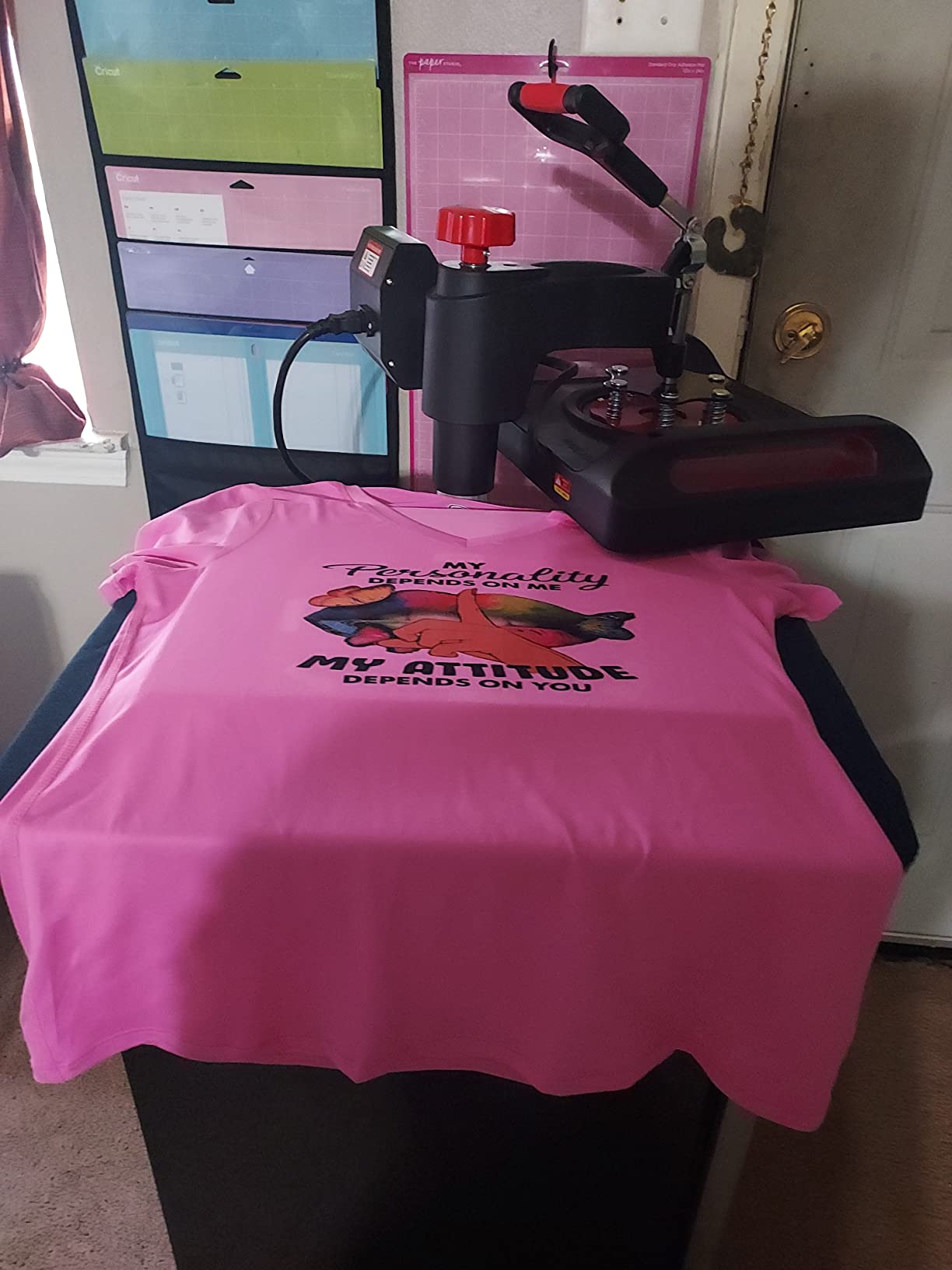 17/mo Finance VEVOR Portable Heat Press 10x10 Inch Easy Press 800W