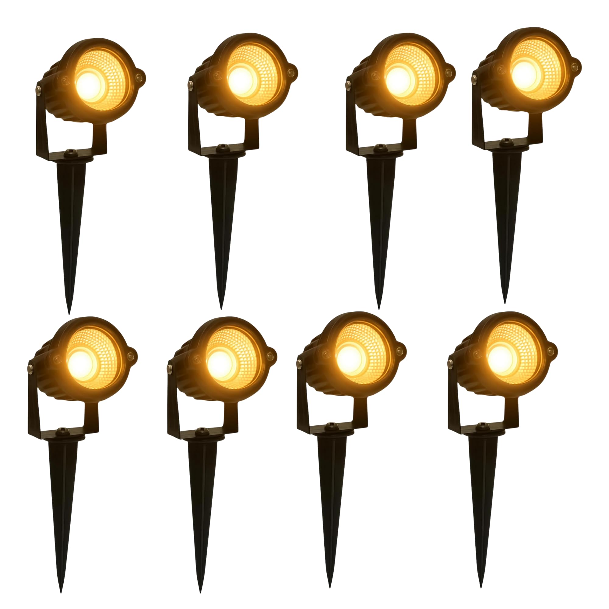 6W Garden Lights Outdoor Waterproof | LED Garden Light Warm White | Aluminium Body Pathway Light for Steps, Lawn, Patio, Porch, Villa | IP65 Certified | 55,000 Lifespan Hours Pack of 8-image-7
