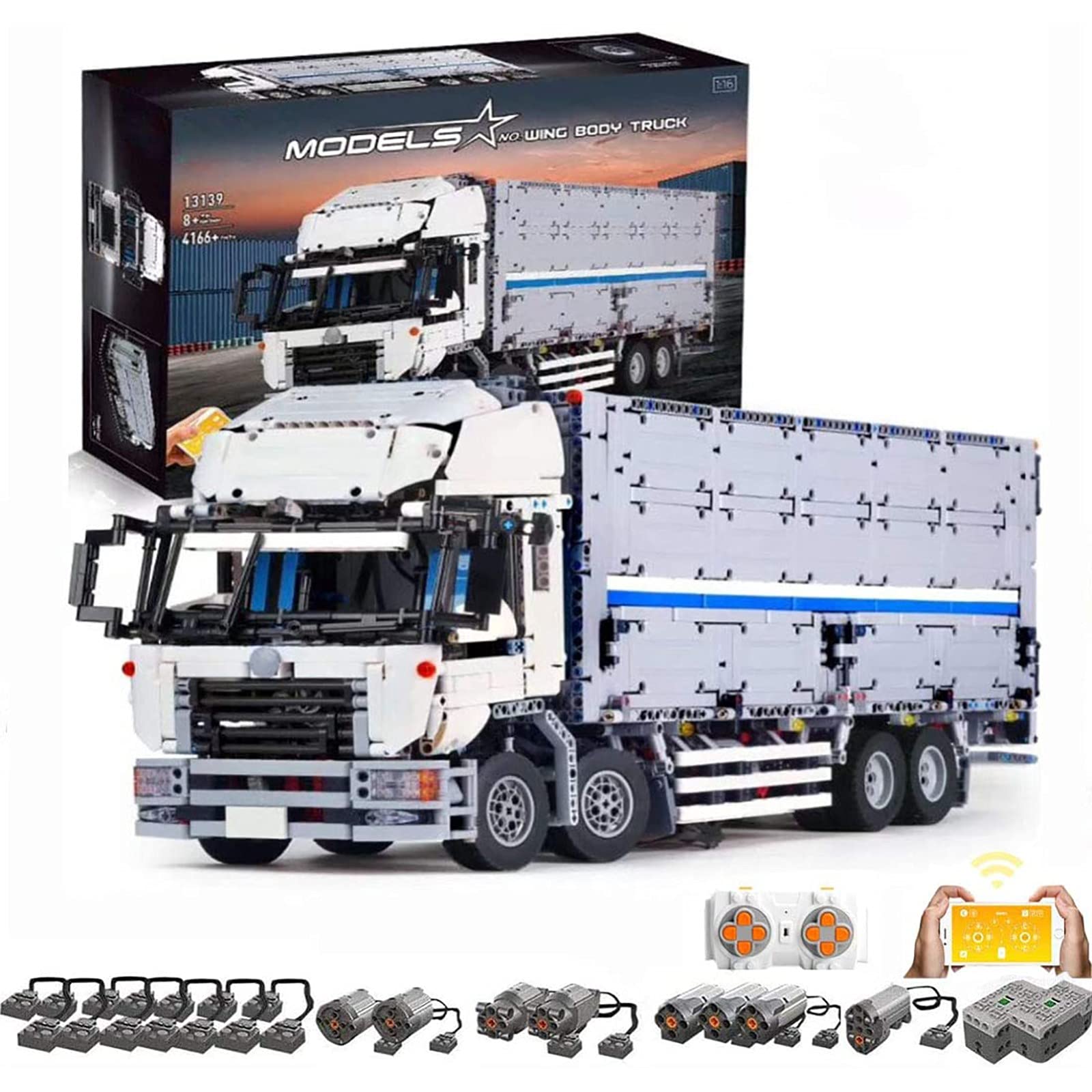 Amazon.co.jp: テクニックトラックビルディングブロック、8モーター  