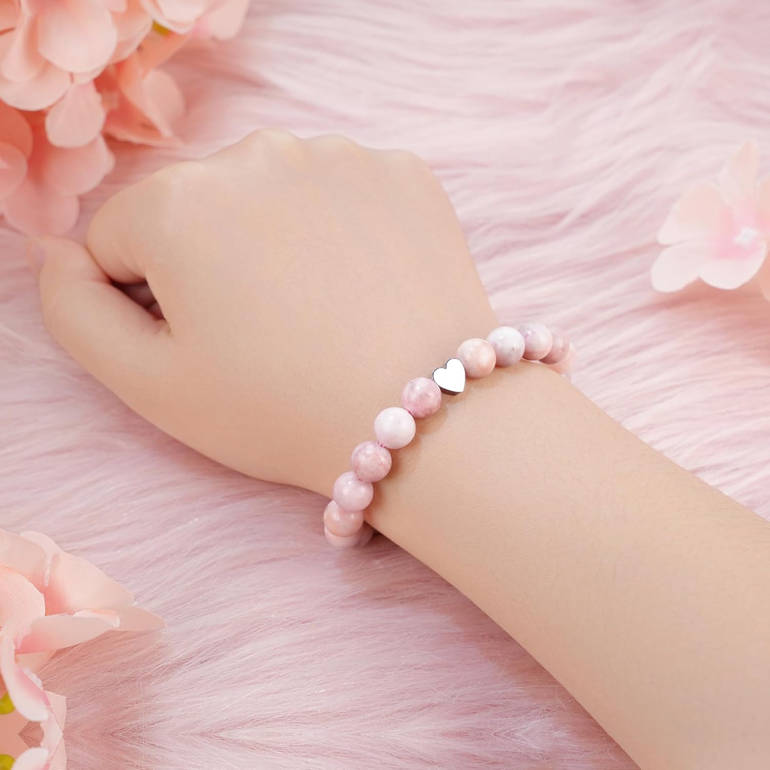 Sereney Birthday Gifts for Girls, Beaded Bracelets as 1/2 1 2 3 4 5 6 7 8 9 10 11 12 13 14 15 16 Year Old Birthday Gift, Adjustable Cross/Pearl Bracelet as Happy Birthday Gifts for Daughter - Image 3