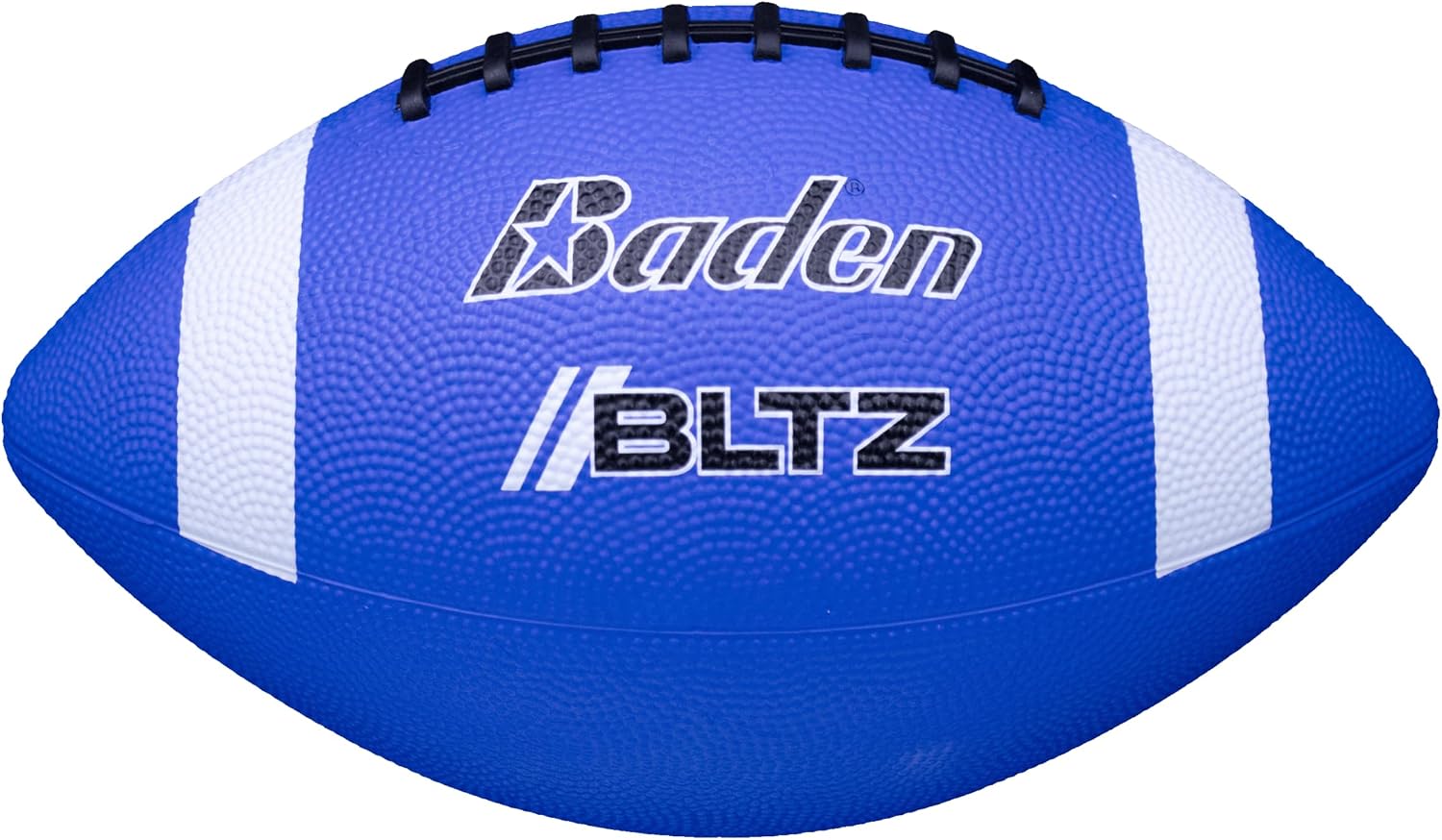 Baden | BLTZ | Rubber Football | Peewee, Junior, Youth, Official Sizes | Individually & 6-Pack w/Pump, Mesh Bag