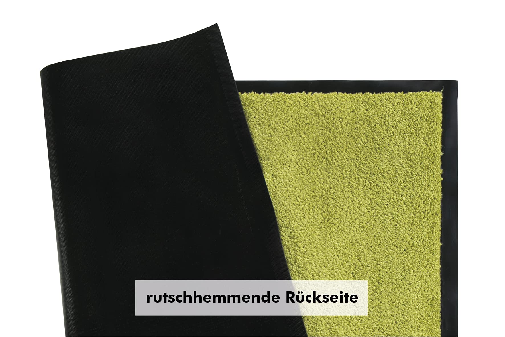 andiamo Zerbino Verdi Tappetino per porta per Interni ed Esterni con Retro Antiscivolo 120 x 180 cm verde