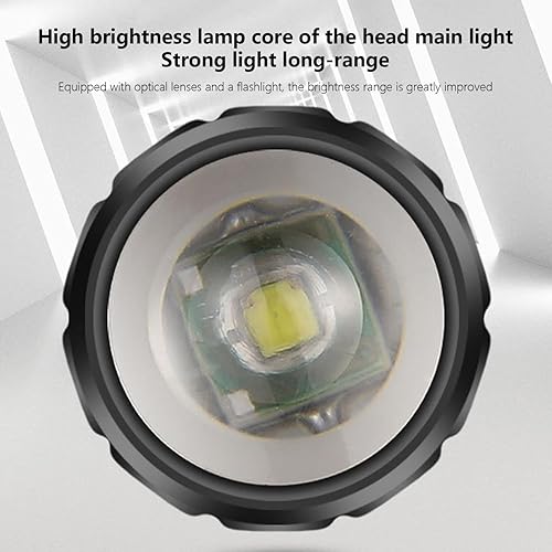 Miniatura 5 de LED Flashlight High Lumens Super Bright Flashlight with 4 Modes Battery Powered Pocket Flash Light,Waterproof Powerful Portable Handheld Flashlight