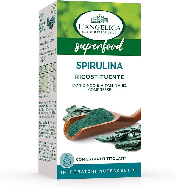 L'Angelica Spirulina, Integratore Ricostituente con Zinco e Vitamina B2