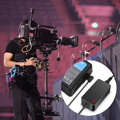 Miniatura 7 de KUNLUN D-Tap - Cargador rápido [DC 16.8V/4A] con cable de grifo D para montaje en V, bloqueo en V, cargador de batería de montaje dorado, para Sony