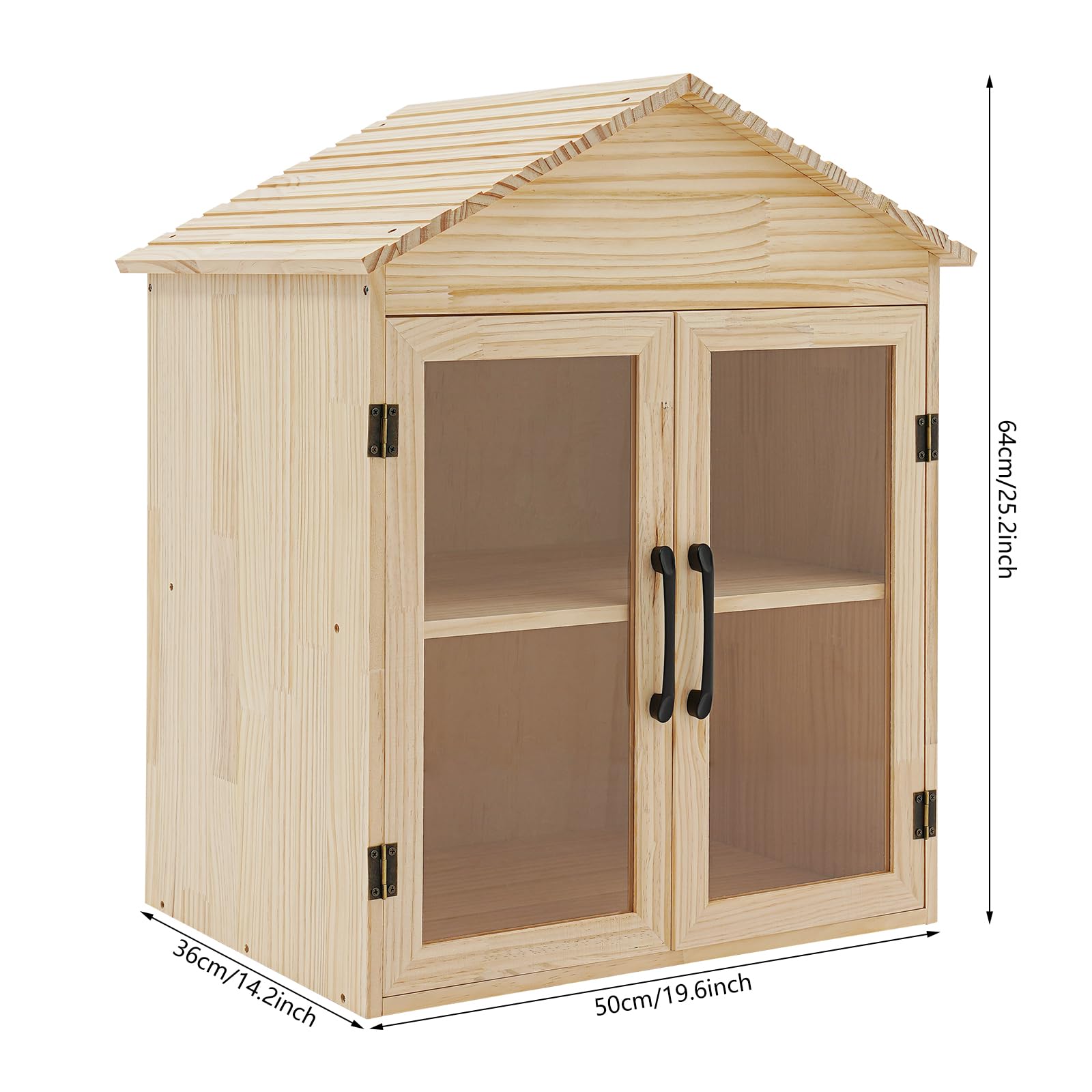 Outdoor Library Book Box, Double Literaturaustauschbox, Bücheraufbewahrung, Kleiner Holz Bücherbox für Heimwerker, Nachbarschaften, Gemeinschaft und Schulen