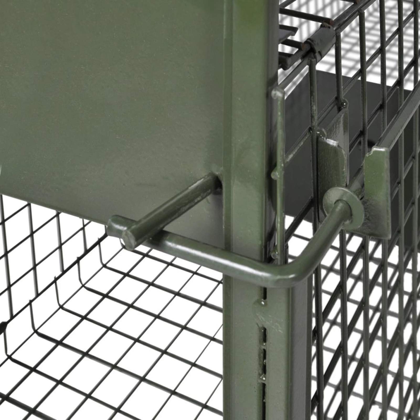 LAPOOH Trampa para Animales Vivos 2 Puertas, Trampa para Gatos, Jaula Trampa Pajaros, Jaula Trampa Palomas, Jaulas Atrapa Gatos, Jaula Trampa para Conejos