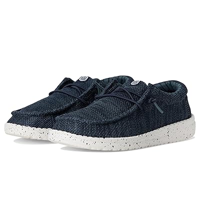 Hey Dude Kids Wally Stretch Sox (Little Kid/Big Kid) Boys Shoes Navy