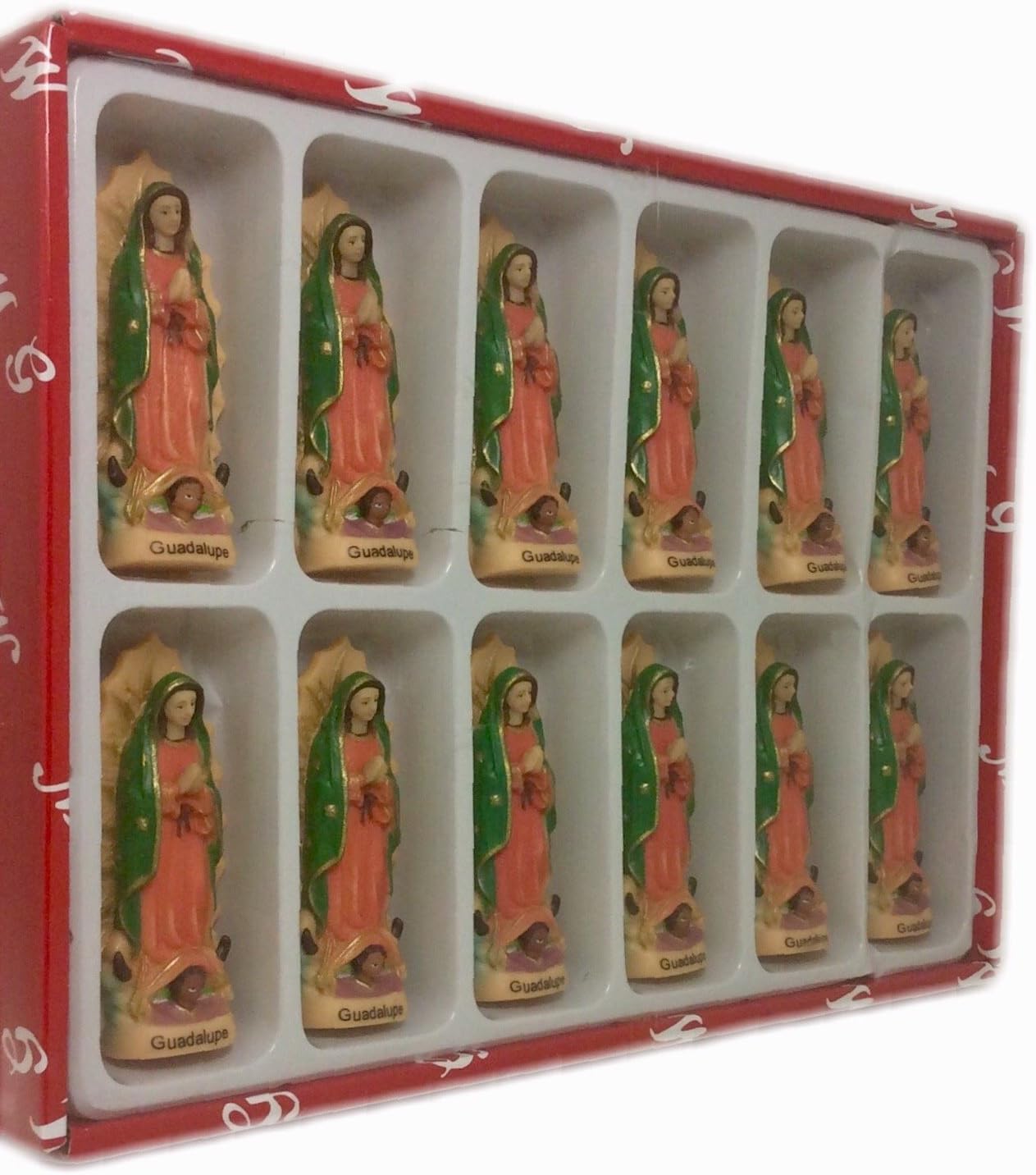 Alliance 3" Set of 12 Our Lady of Guadalupe Figurine Statue New