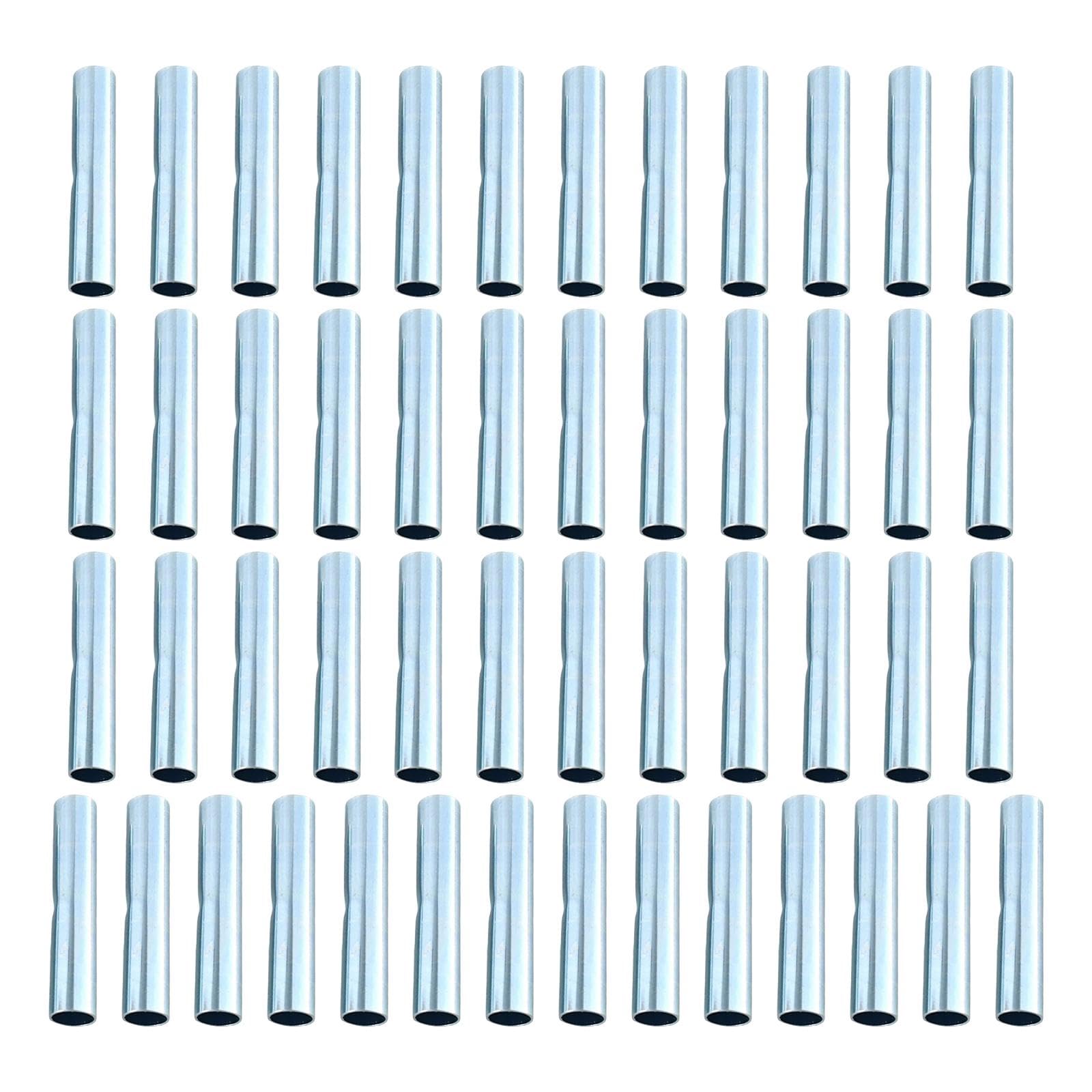 Varillas de fibra de vidrio para tiendas de campaña: 50 manguitos de reparación 1 cm