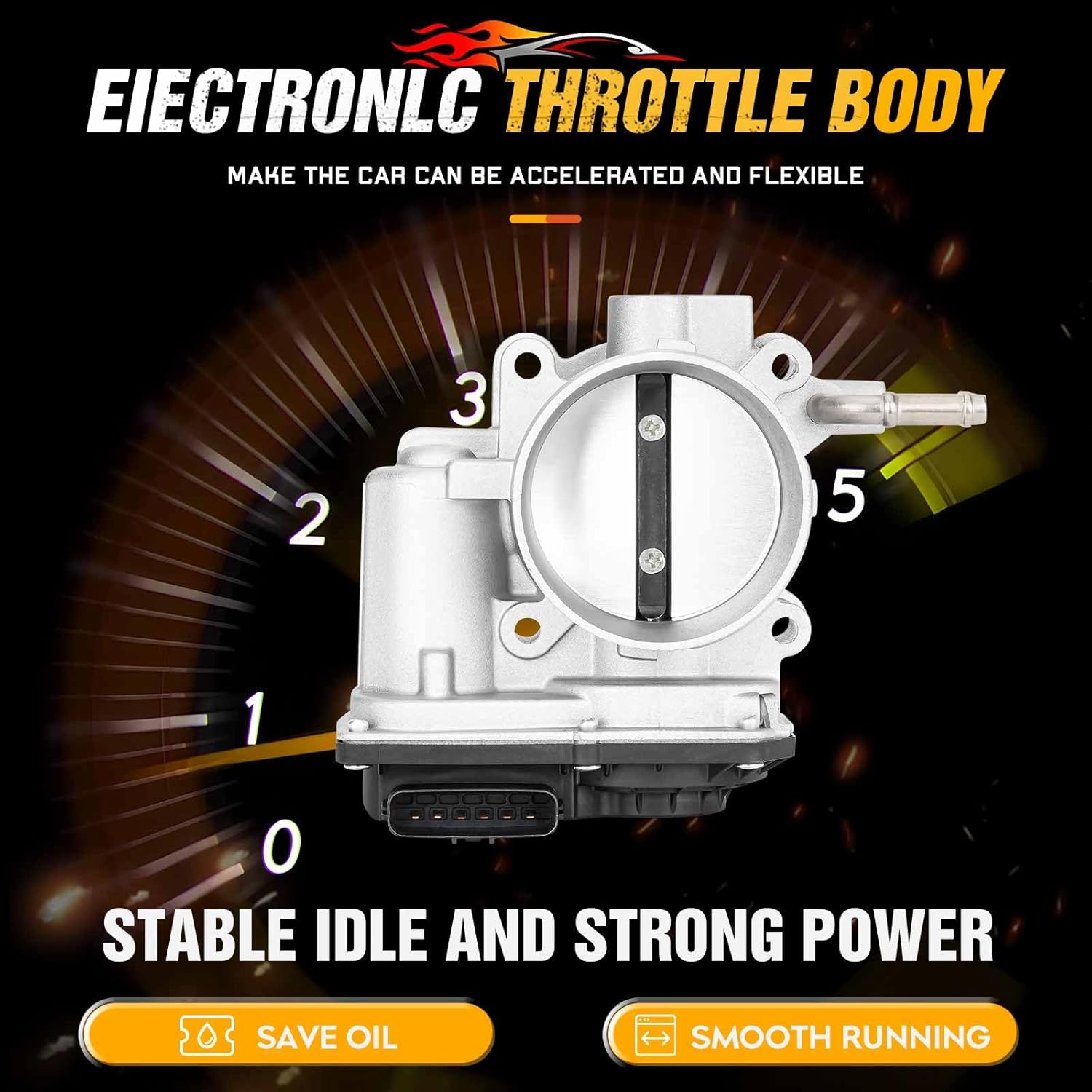 Throttle Body Fit for RAV4 2009-2018, Camry 2010-2017, Venza 2009-2016, Sienna 2011-2013, Highlander 2.7L 2009-2018, Scion tC 2011-2016, S20140
