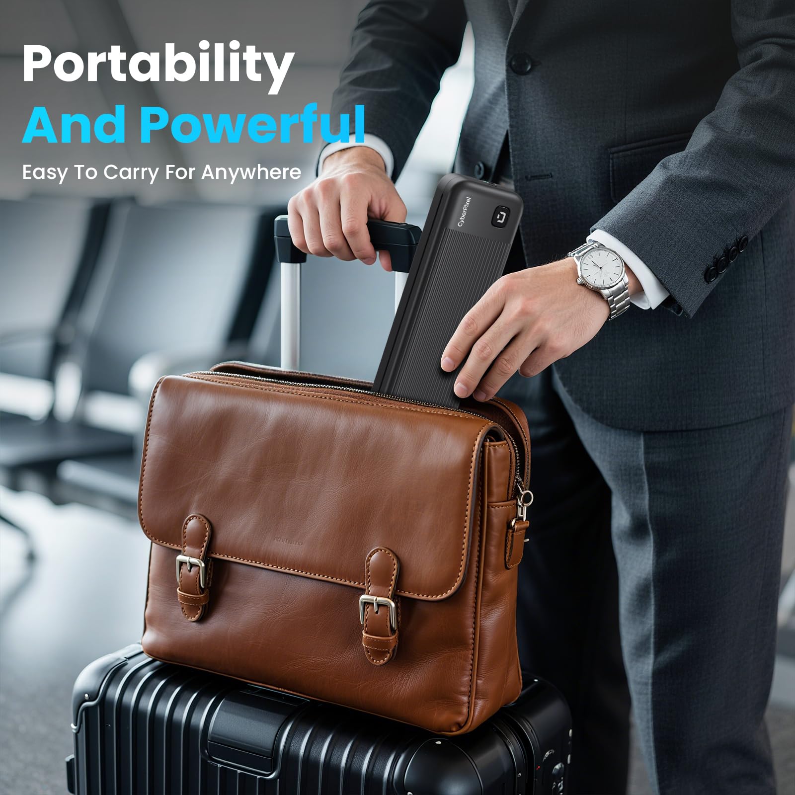 Stampante Termica Portatile A4, Compatibile con iOS/Android e Mac/Windows, Mini Stampante Senza Inchiostro