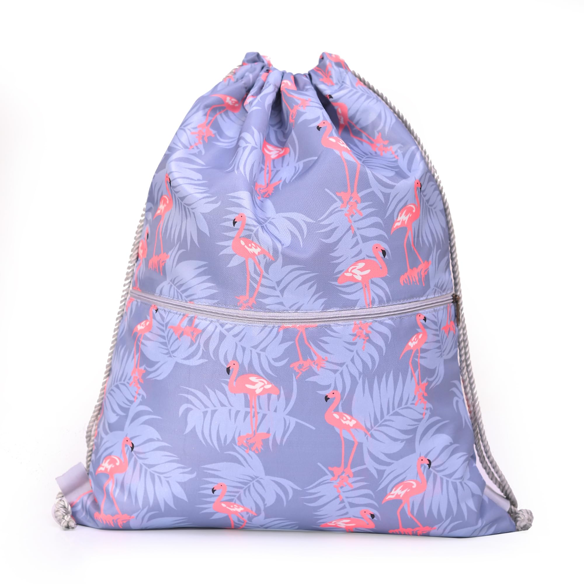 Lify Drawstring Backpack Water Resistant String Bag Sports Sackpack Gym Sack with Side Pocket for Men Women - 1Piece-image-6