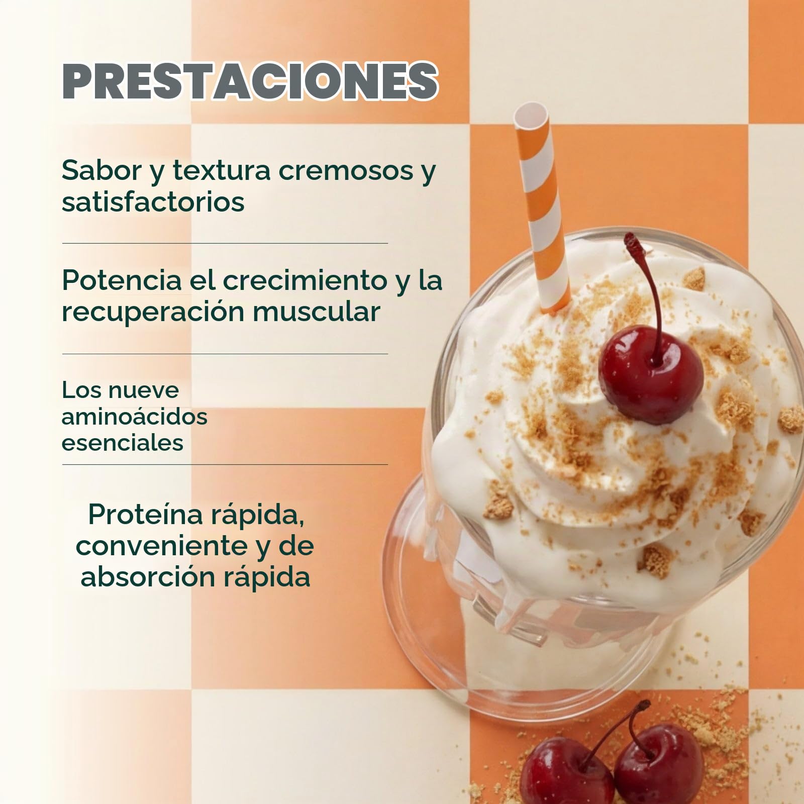 Myprotein Impact Whey Protein Milkshake, Helado de Vainilla, 30 Porciones