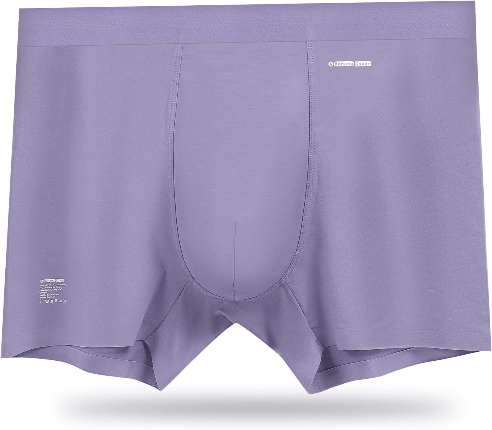 Premium Men's Naked Feeling Air Micro Modal Boxer Briefs - 3X Softer Than Cotton - 3" Snug-Fit Athleisure Trunks