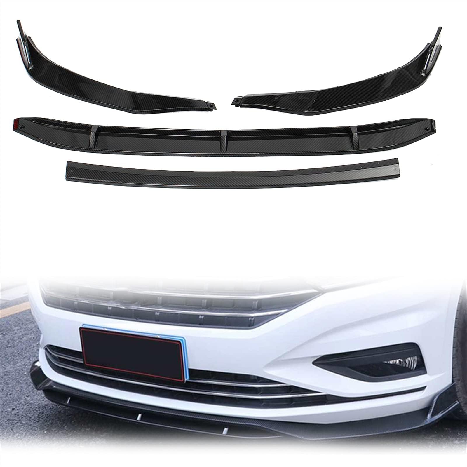 Aileron de pare-chocs avant pour Jetta MK7 2019- finition premium