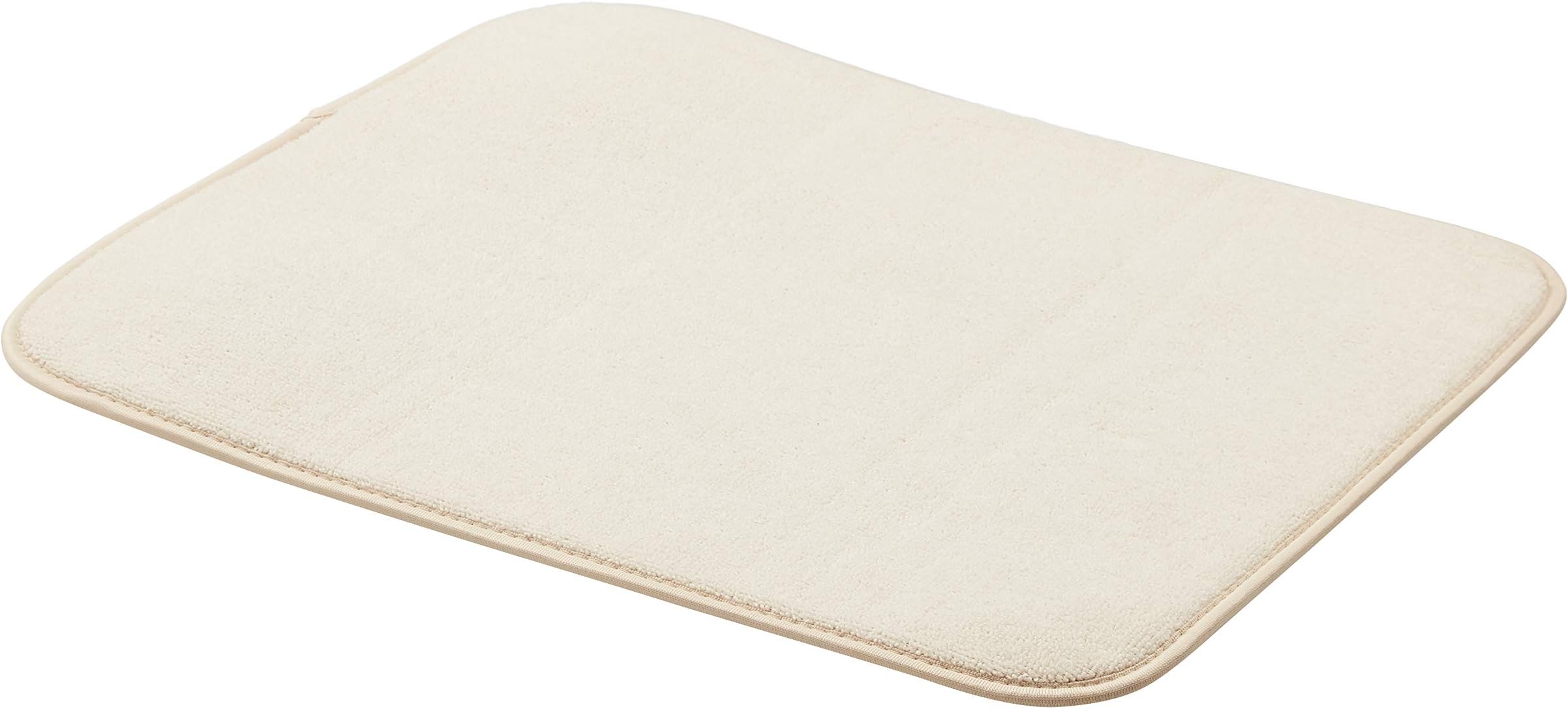 Amazon Basics Dish Drying Mat - 16" x 18" - Linen, 2-Pack