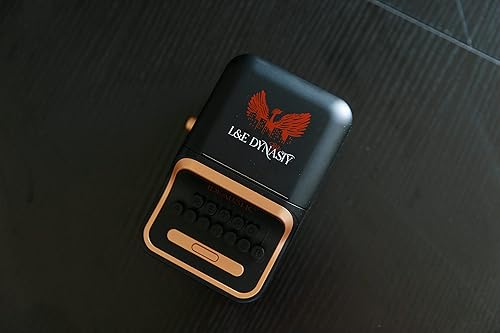 L&E Dynasty - Mini impresora sin tinta, impresora térmica inalámbrica Bluetooth compatible con Android e iOS para etiquetar tarros, paquetes de