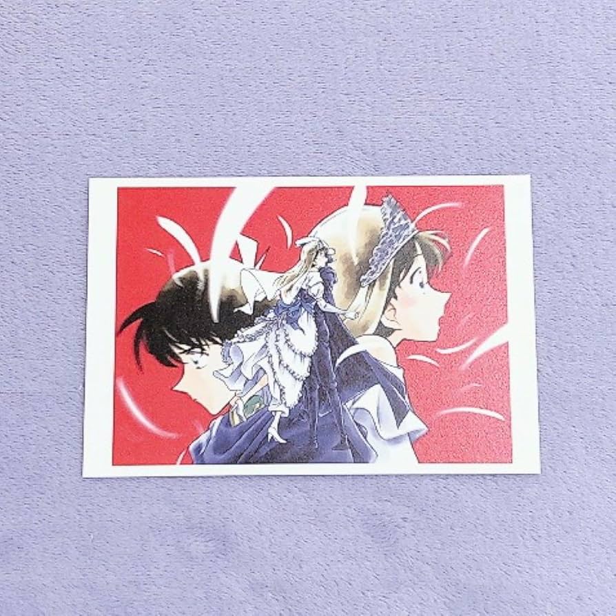 名探偵コナン　ミニミニ複製原画 Amazon.co.jp: コナン 工藤新一 毛利蘭 黒衣の騎士 ミニミニ複製