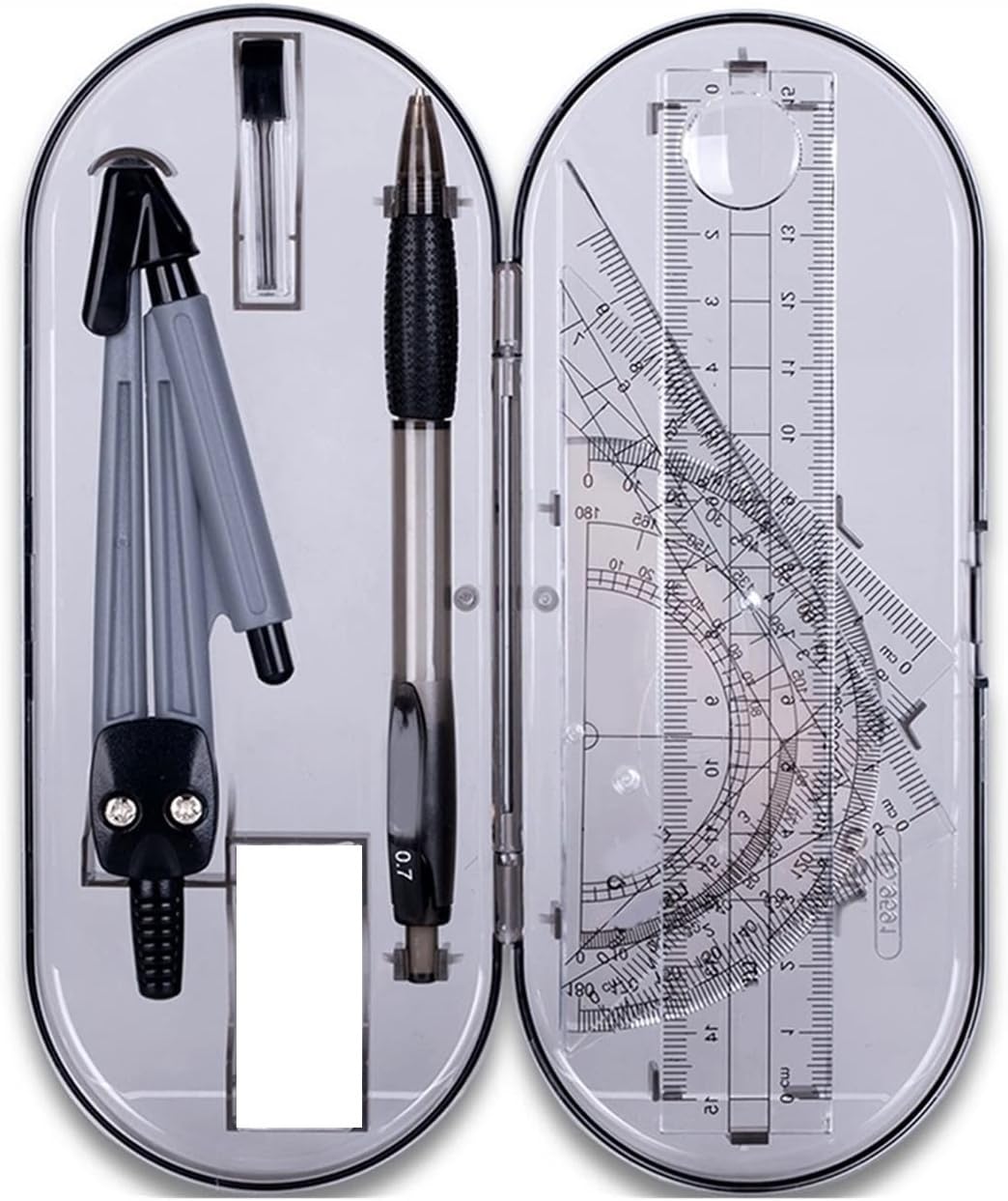 Kreis-Zeichenwerkzeug, 8-teiliges Kompass-Set, professionelles Geometrie-Set for Schule, Mathematik, Lernen, Schreibwaren, Geschenke