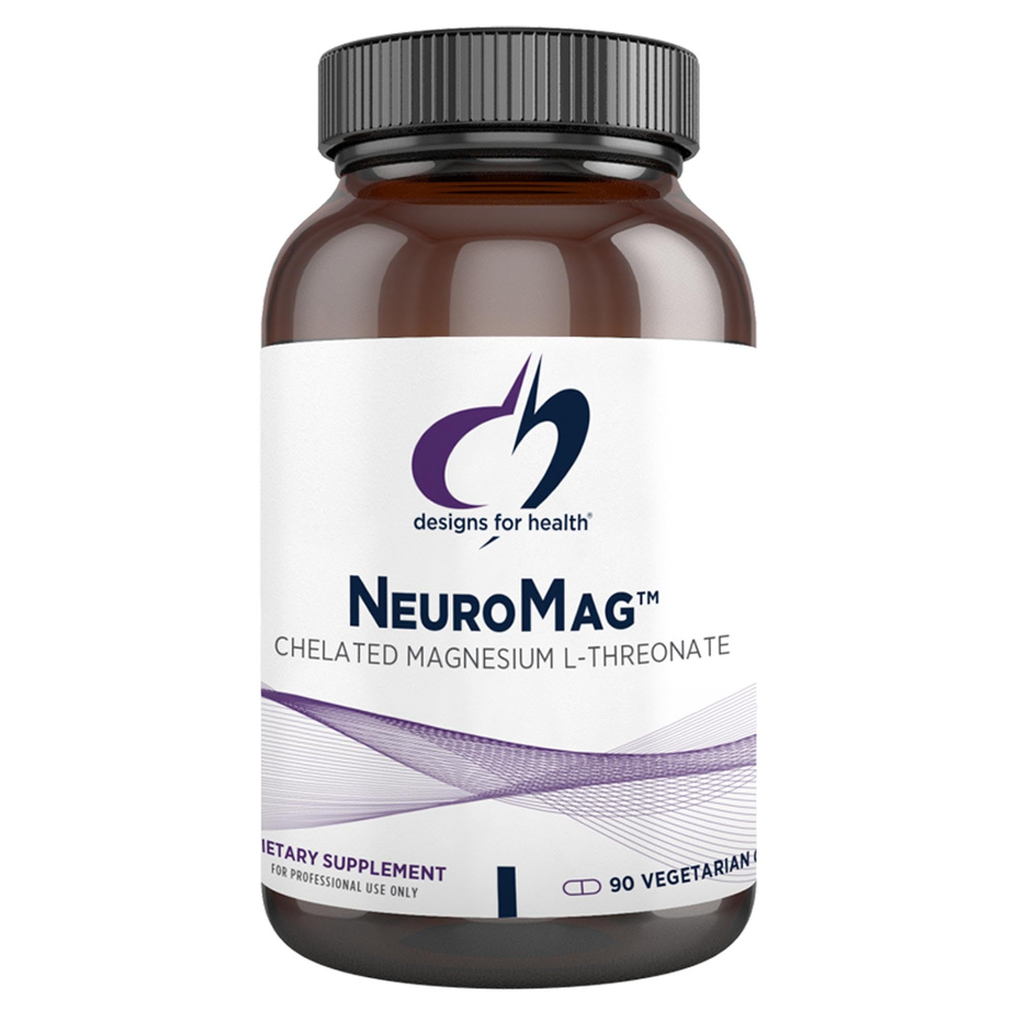 Designs for Health NeuroMag Magnesium L-Threonate - Chelated Magnesium Supplement from Magtein for Brain Health & Cognitive Function (90 Vegan Capsules)