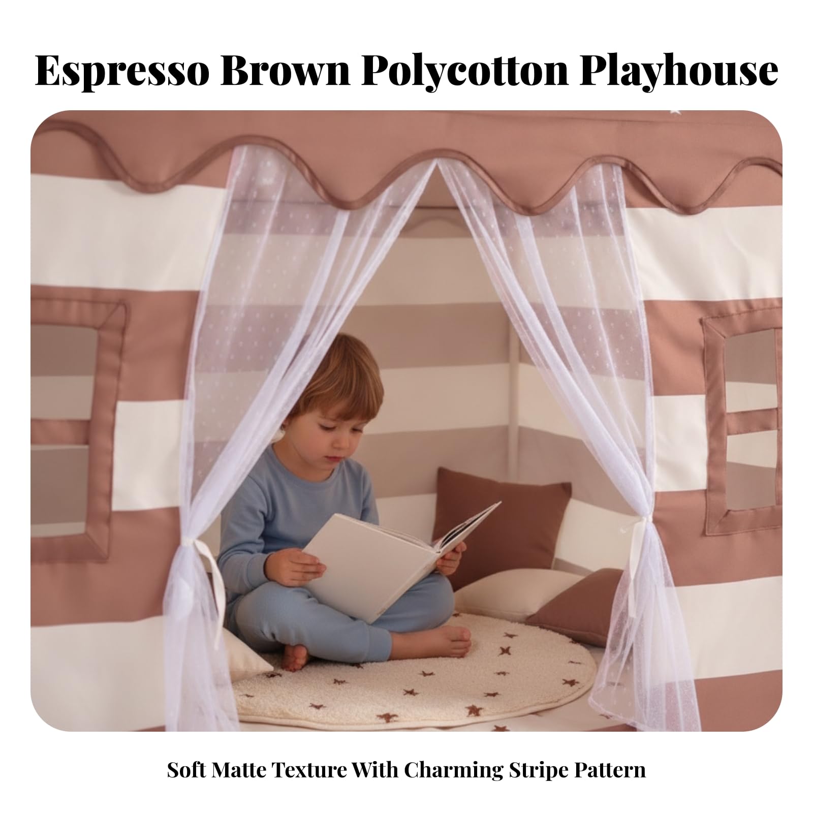 Tienda con Ventanas Plegable Juguete | Transpirable, Tienda Campaña Infantil, Juegos con s, para Interiores
