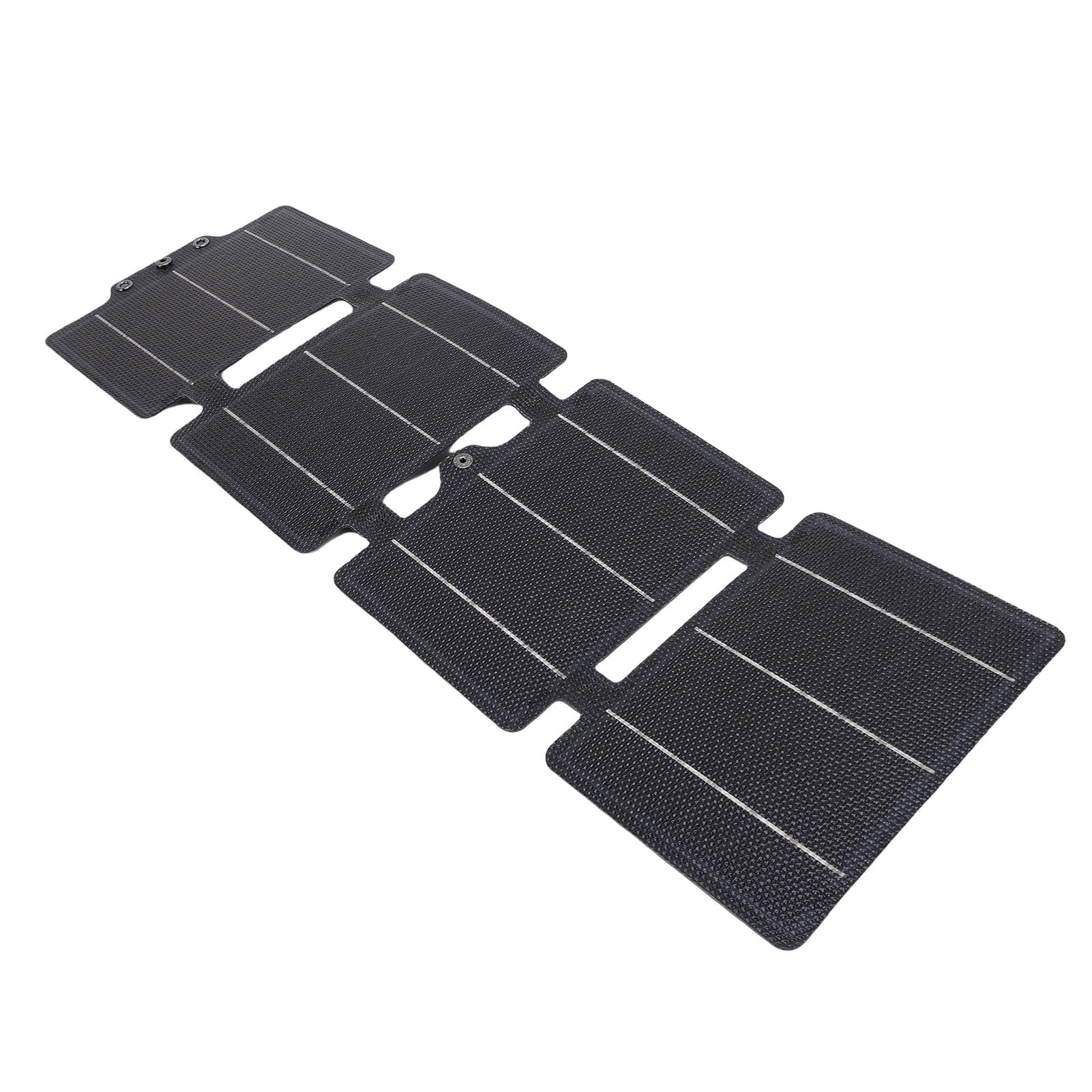 Generic Panel Solar Portátil Multifuncional, Cargador de 20W, Diseño Plegable Impermeable para Senderismo, Camping, Uso Al Aire, Silicio Monocristalino