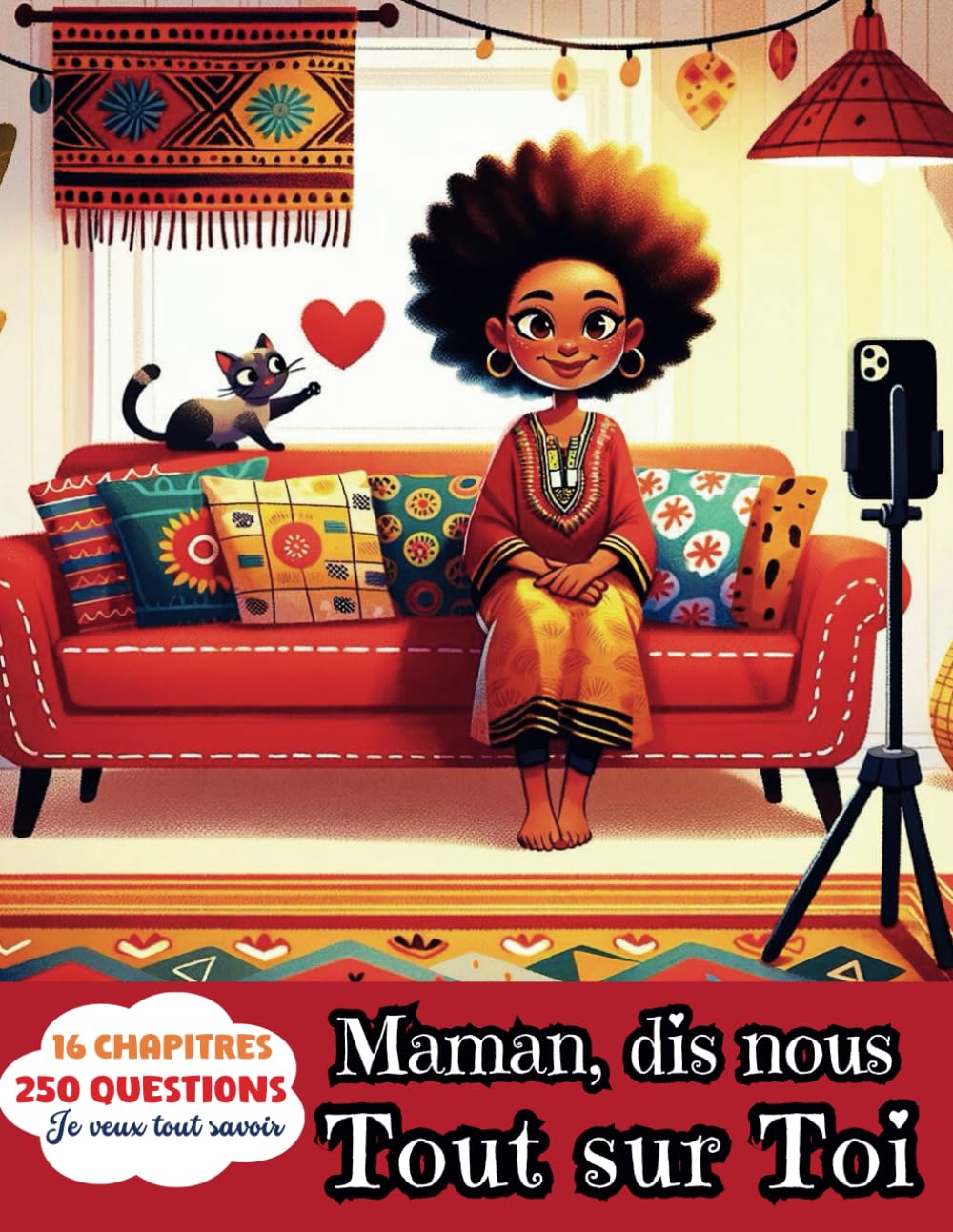 Le Grand livre des souvenirs - Maman dis nous Tout sur Toi - 250 Questions, 16 Chapitres, 195 Pages sur ta Vie, tes Passions, tes Racines, Ton portrait chinois - Un Cadeau unique pour maman