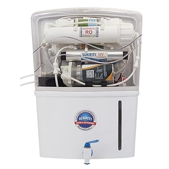 Sukriti Clasca Water Purifier RO+UV+UF+TDS Adjuster with Water Storage Tank (Capacity 12.5 ltr_White)