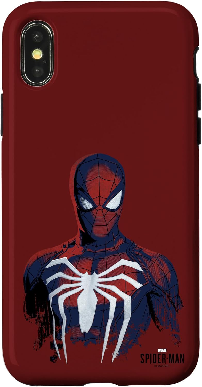 Marvel Spider-Man Painted Portrait Case for iPhone 16