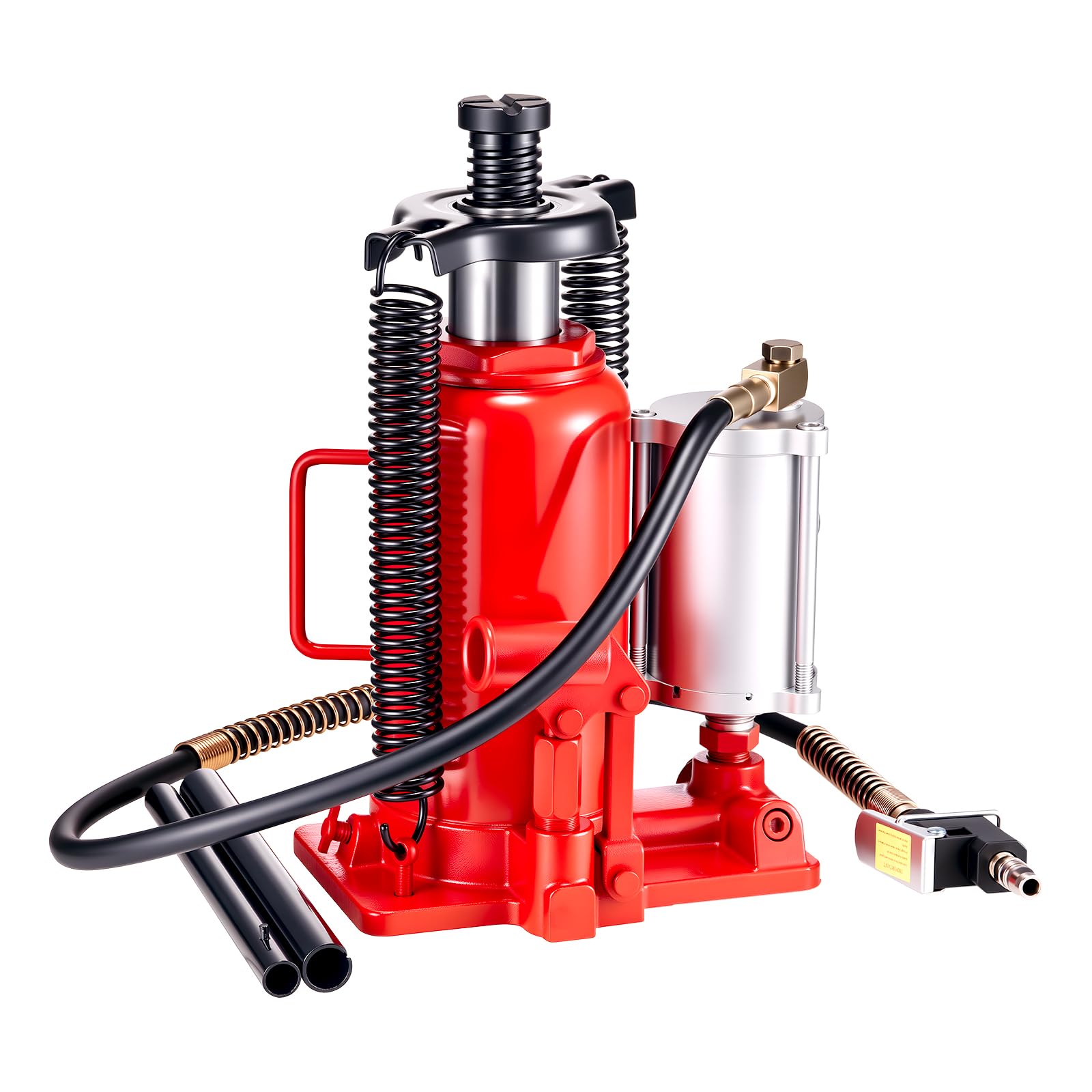 VEVOR Gato Hidráulico de Botella 20 T Rango de Elevación 260-495 mm Resistente Rojo